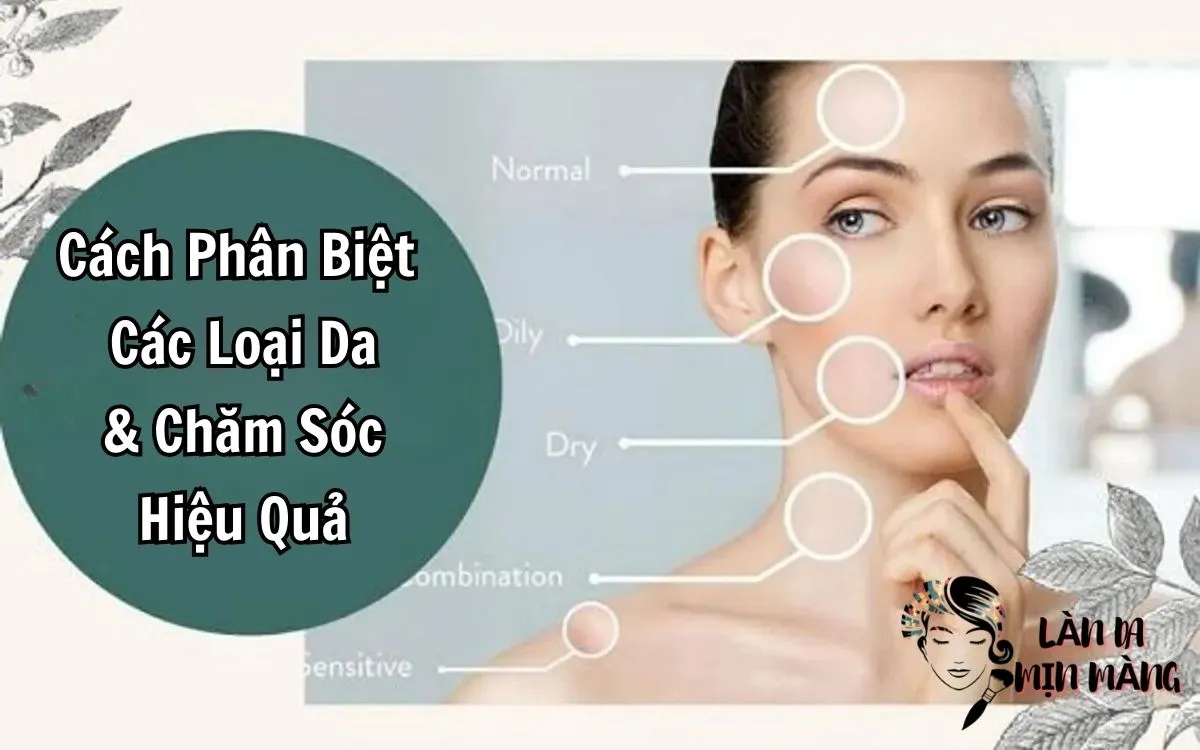 Cách Phân Biệt Các Loại Da & Chăm Sóc Hiệu Quả