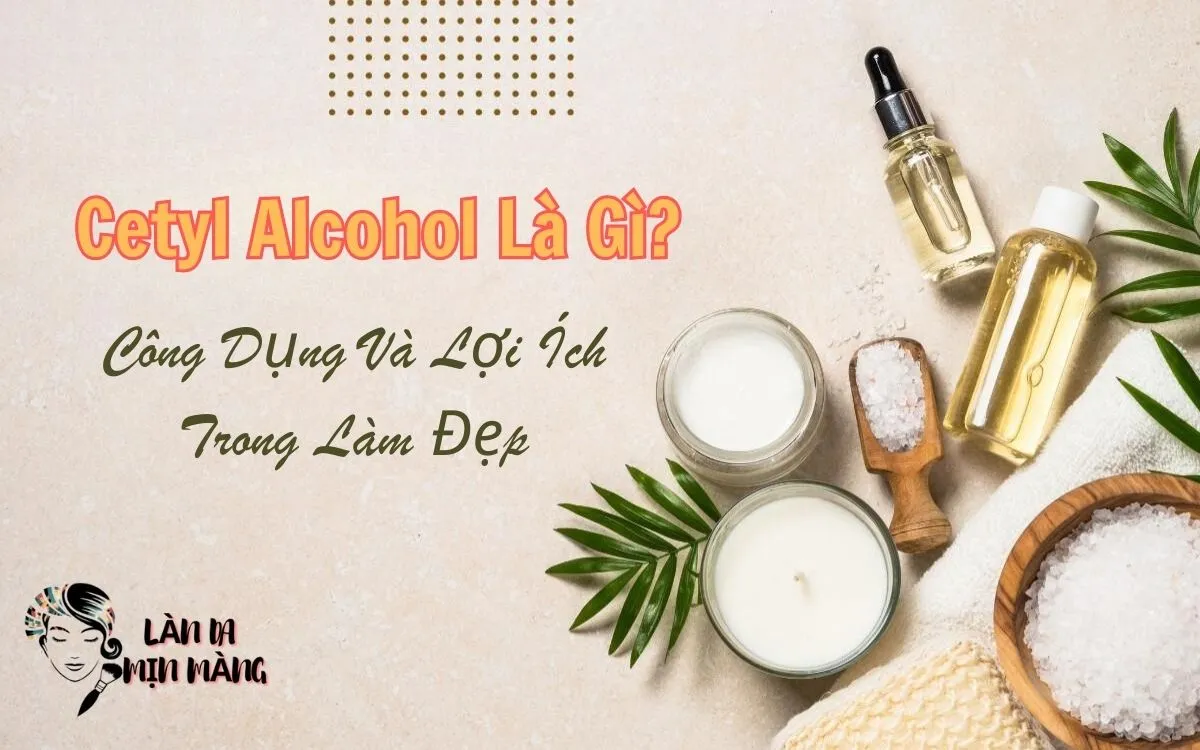 Cetyl Alcohol Là Gì? Công Dụng Và Lợi Ích Trong Làm Đẹp